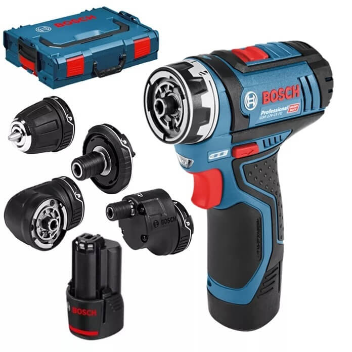 BOSCH GSR 12V-15 FC 2.0Ah x2 L-BOXX