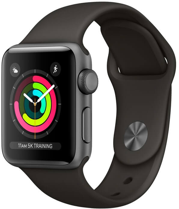 Boîtier en aluminium de 42 mm pour Apple Watch Series 3 avec bracelet sport