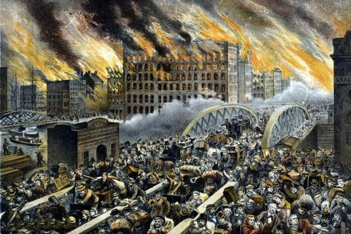 Le grand incendie de Chicago, 1871 Le grand incendie de Chicago, 1871