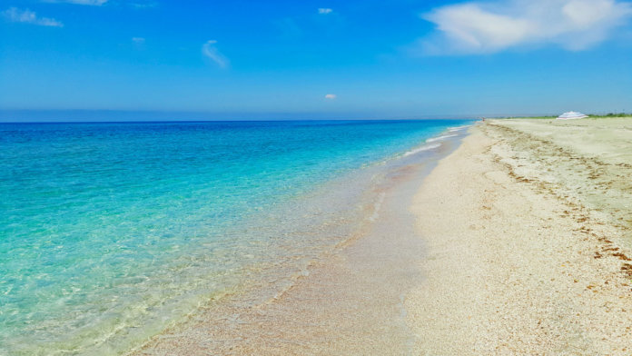 Plage propre