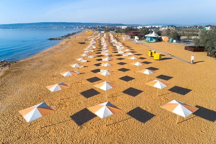 Plage dorée