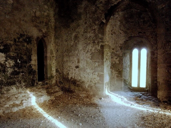 Château hanté des lèvres