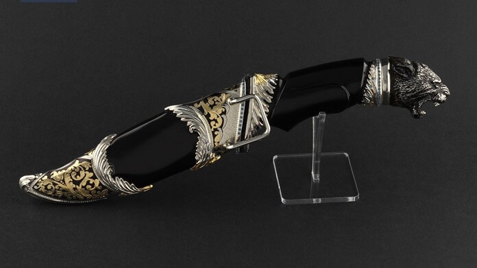 Couteau panthère noire
