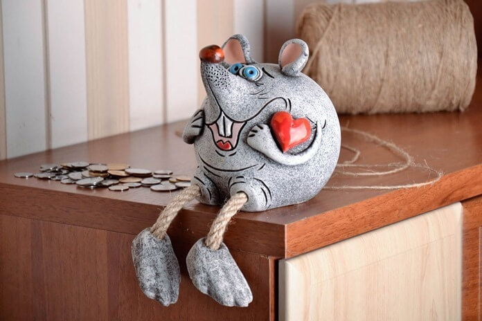 Piggy mouse, souvenir du nouvel an 2020