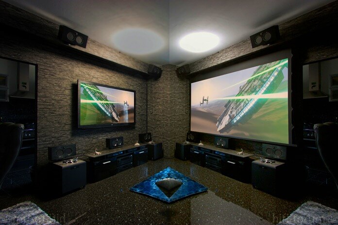 Télévision ou projecteur - ce qui est mieux, comparaison visuelle
