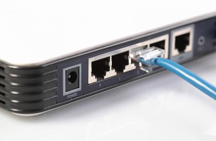 Ports LAN sur le routeur