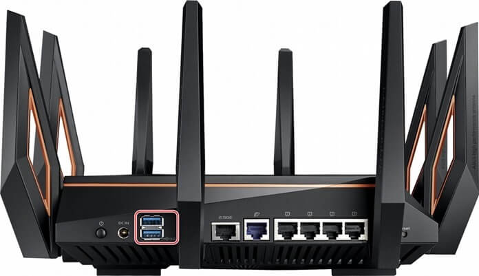 Ports USB dans le routeur