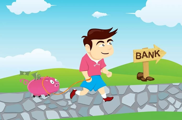 Aller à la banque