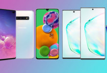 Téléphones Samsung 2020