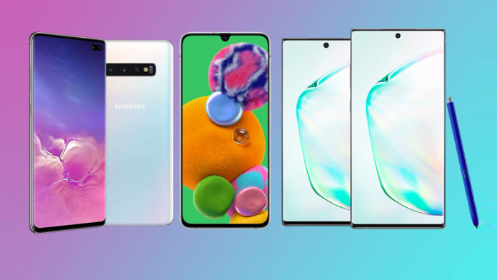 Téléphones Samsung 2020