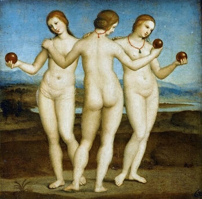 Raphael, les trois grâces Raphael, les trois grâces