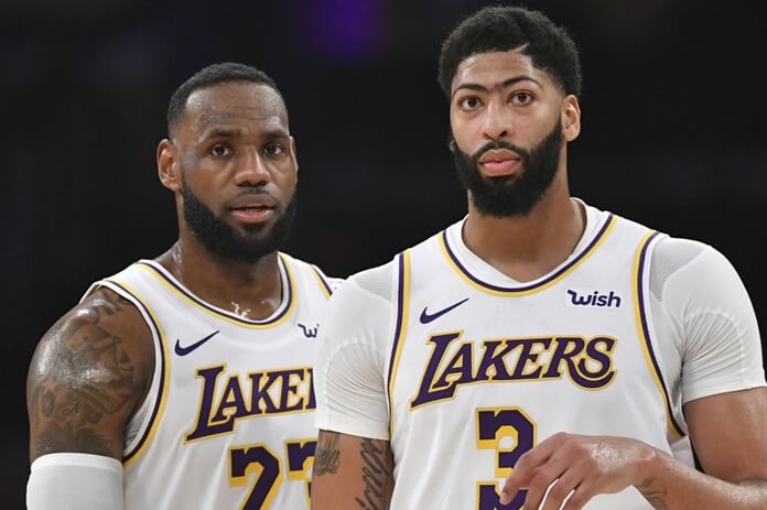 LeBron James et Anthony Davis LeBron James et Anthony Davis