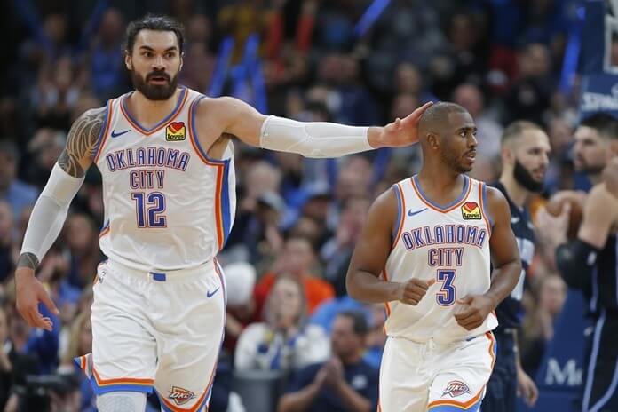 Chris Paul et Stephen Adams Chris Paul et Stephen Adams