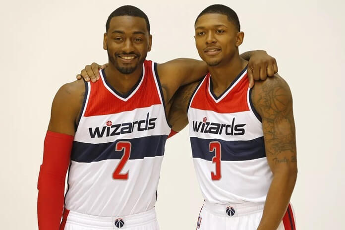 John Wall et Bradley Beale John Wall et Bradley Beale
