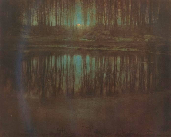 Lac au clair de lune, Edward Steichen