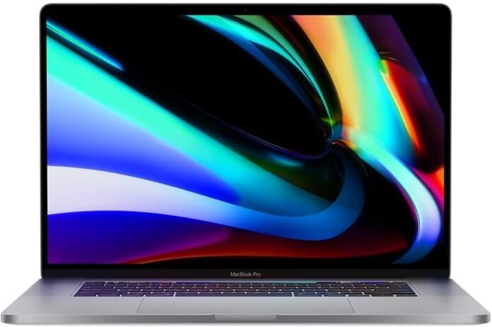 MacBook Pro 16, écran Retina et Touch Bar, 2019