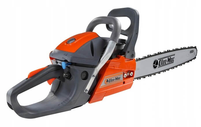 Oleo-Mac GSH 56 5032-9002E1T la meilleure tronçonneuse pour la maison, les chalets d'été Oleo-Mac GSH 56 5032-9002E1T la meilleure tronçonneuse pour la maison, les chalets d'été