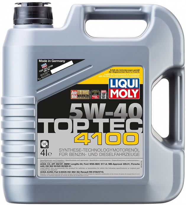 LIQUI MOLY Top Tec 4100 5W-40 LIQUI MOLY Top Tec 4100 5W-40