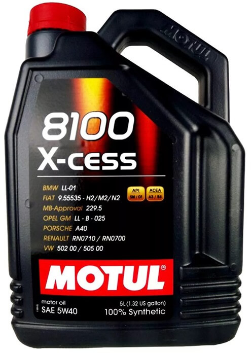 Motul 8100 X-cess 5W40 Motul 8100 X-cess 5W40
